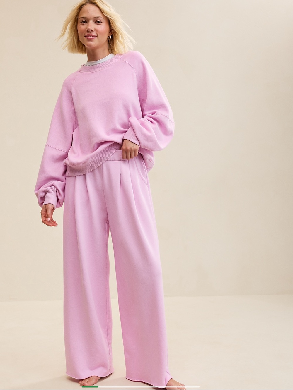 aerie Light orchid street trouser Pants